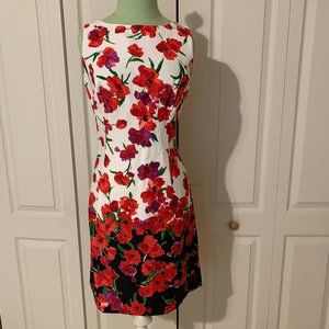 Chaps Floral Dress sz 8